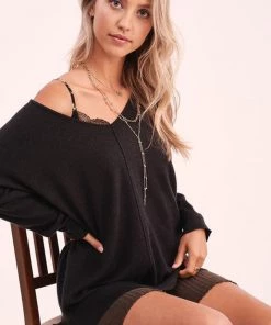 La Miel New Arrivals Angel Soft V-Neck Sweater