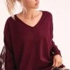La Miel New Arrivals Angel Soft V-Neck Sweater