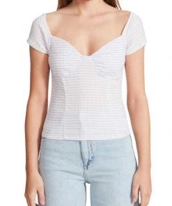 New Arrivals BB Dakota By Steve Madden Gingham To Me Corset Top