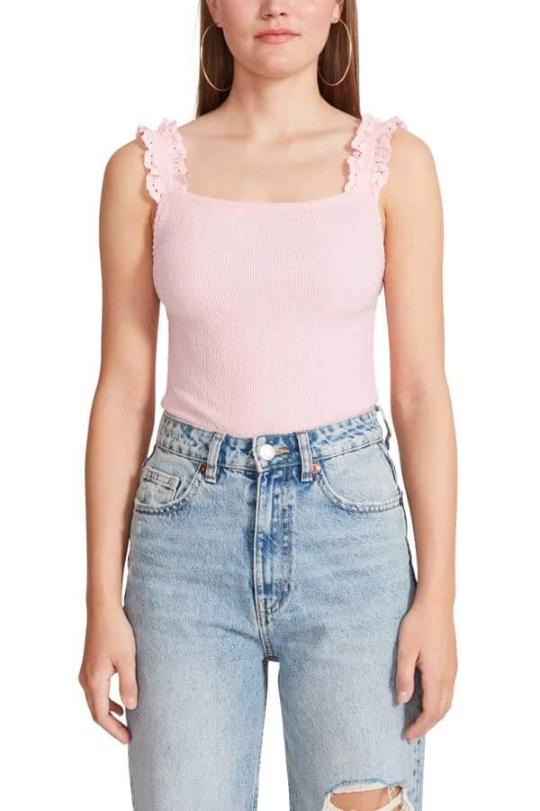 BB Dakota By Steve Madden Kiss Me Smocked Bodysuit New Arrivals 1 BB Dakota By Steve Madden Kiss Me Smocked Bodysuit New Arrivals