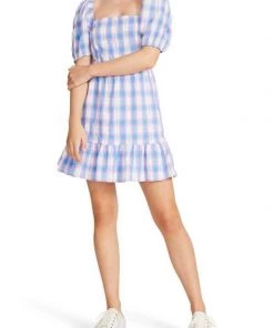 BB Dakota By Steve Madden Plaid With My Heart Dress