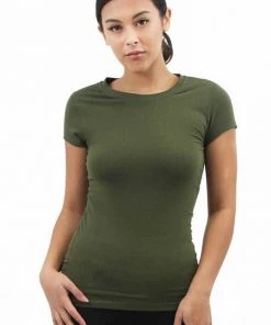 AAAAA FASHION Basic Crew Neck Short Sleeve T-Shirt Clothing