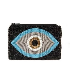 Tiana Designs Beaded Evil Eye Coin Purse