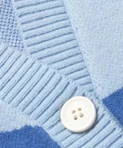 MILK MONEY - DropShip Blue Camo Knit Cardigan