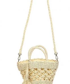 Fame Braided Beach Tote Bag