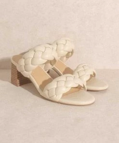 KKE Originals Braided Heel Sandals