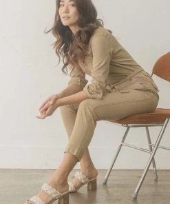 KKE Originals Braided Heel Sandals