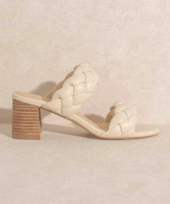 KKE Originals Braided Heel Sandals