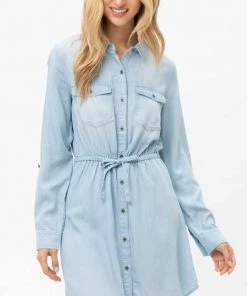 Love Tree Button Down Tencel Denim Midi Shirt Dress New Arrivals 9 Love Tree Button Down Tencel Denim Midi Shirt Dress New Arrivals