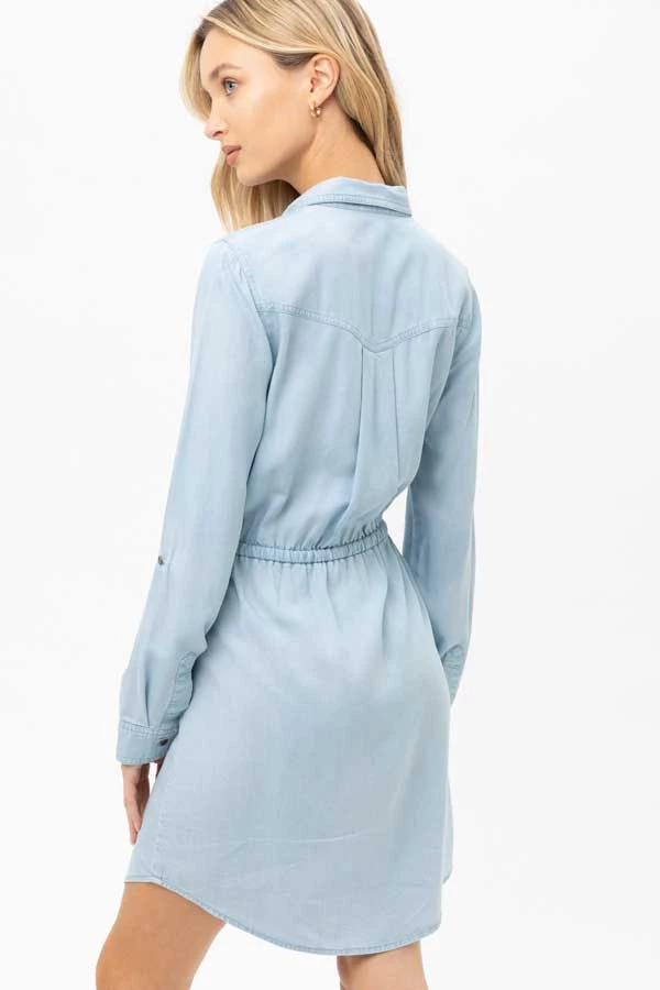 Love Tree Button Down Tencel Denim Midi Shirt Dress New Arrivals 6 Love Tree Button Down Tencel Denim Midi Shirt Dress New Arrivals