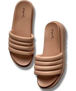 Urban Shoes Puff Strap Slides