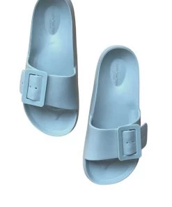 Let's See Style New Arrivals Big Buckle EVA Sandals