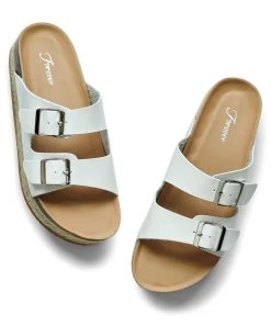 MILK MONEY Wedge Two Strap Sandal