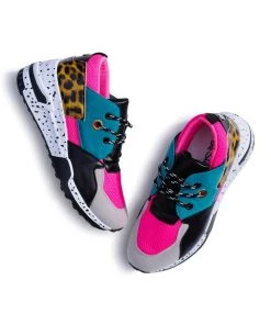 Forever Link Coco Neon Patchwork Sneakers New Arrivals