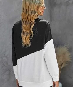 SHEWIN INC. Color Block Sweatshirt