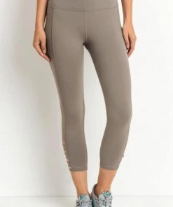Mono B New Arrivals Criss-Cross Capri Pocket Leggings