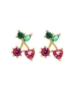 MILK MONEY - DropShip Crystal Fruit Stud Earrings New Arrivals
