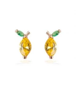 MILK MONEY - DropShip Crystal Fruit Stud Earrings New Arrivals