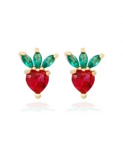 MILK MONEY - DropShip Crystal Fruit Stud Earrings New Arrivals