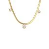 MILK MONEY - DropShip Crystal Herringbone Chain Choker Necklace New Arrivals