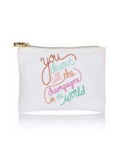 Toss Designs New Arrivals Deserve Champagne Art Cosmetic Bag