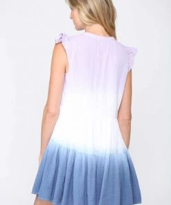 Fate Dip-Dyed Ruffled Babydoll Dress New Arrivals