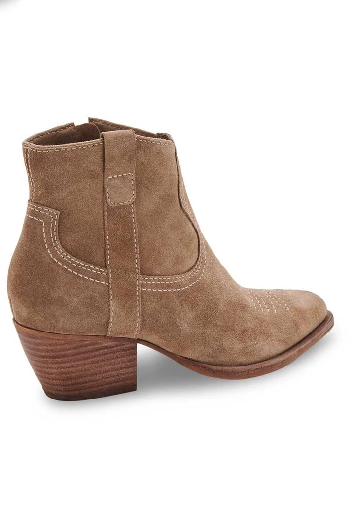 Dolce Vita Silma Bootie In Truffle Suede 5 Dolce Vita Silma Bootie In Truffle Suede