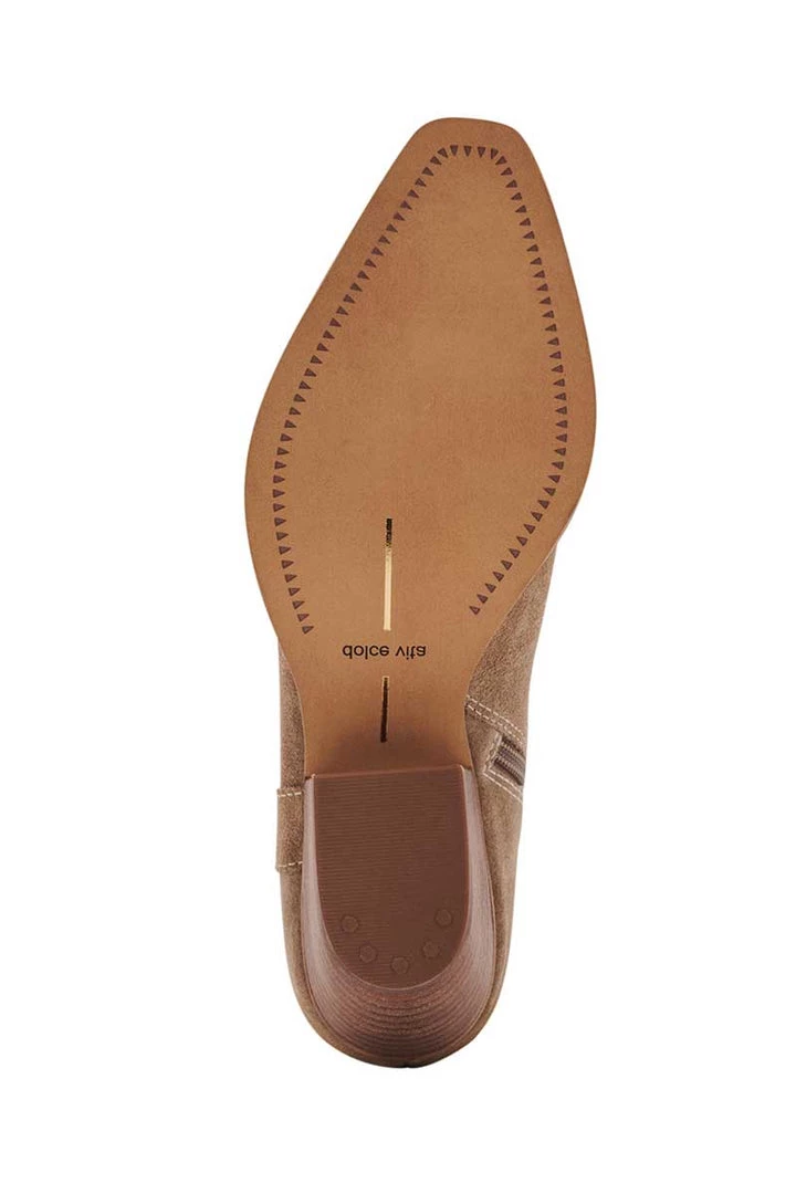 Dolce Vita Silma Bootie In Truffle Suede 9 Dolce Vita Silma Bootie In Truffle Suede