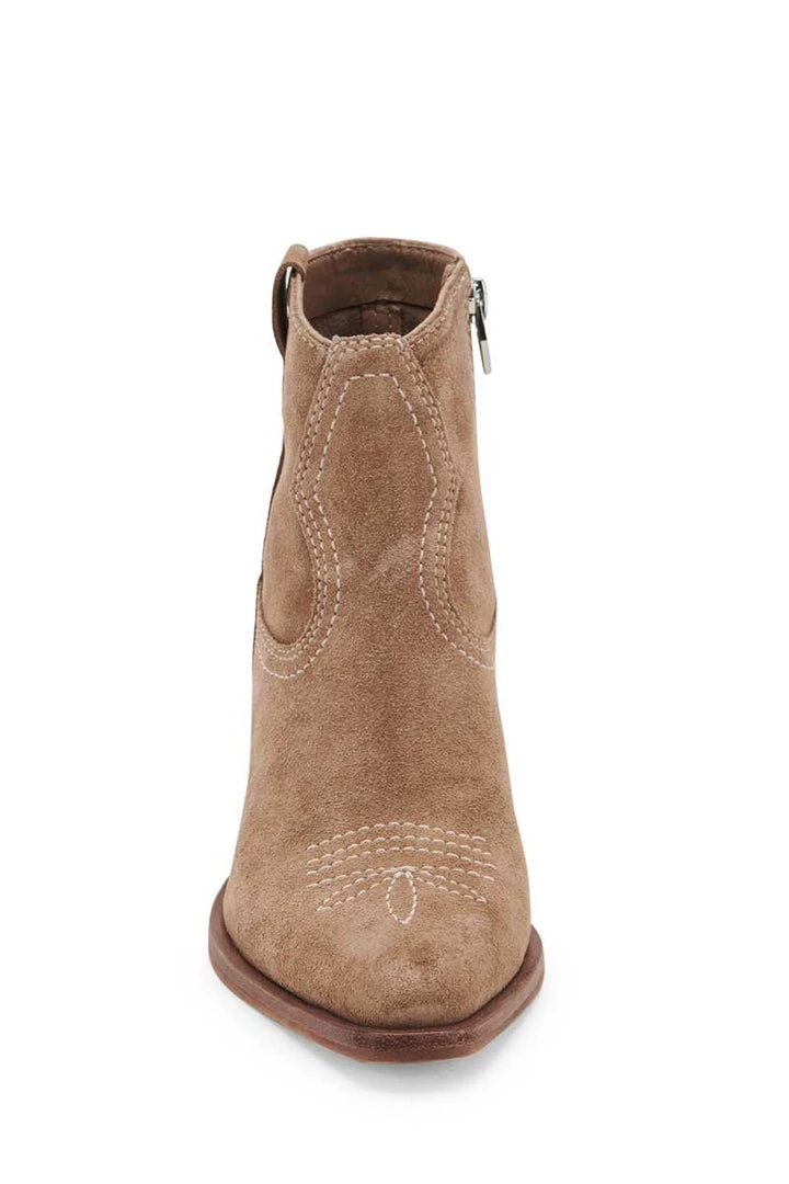 Dolce Vita Silma Bootie In Truffle Suede 6 Dolce Vita Silma Bootie In Truffle Suede