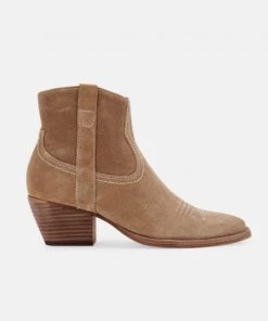 Dolce Vita Silma Bootie In Truffle Suede