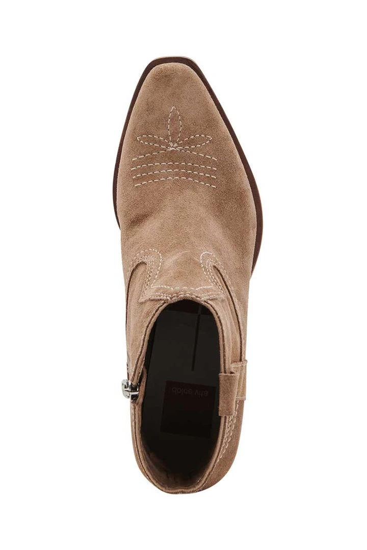 Dolce Vita Silma Bootie In Truffle Suede 8 Dolce Vita Silma Bootie In Truffle Suede