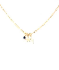 May Martin Electric Charm Link Necklace