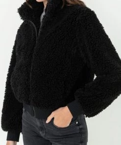 Love Tree Ellie Teddy Bomber Jacket