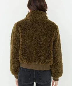 Love Tree Ellie Teddy Bomber Jacket