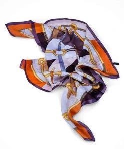 MILK MONEY Accessories Equestrian Silk Scarf
