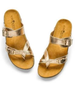 MILK MONEY Criss Cross Strap Sandals