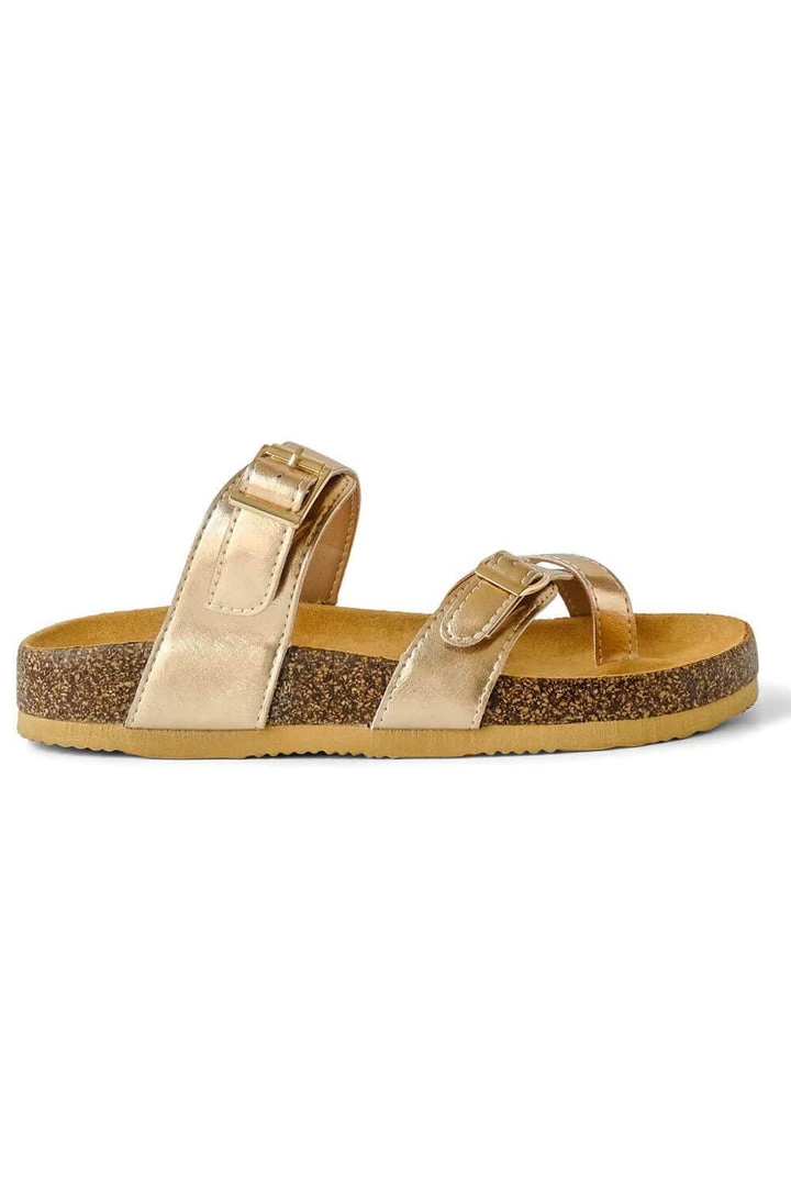 MILK MONEY Criss Cross Strap Sandals 4 MILK MONEY Criss Cross Strap Sandals