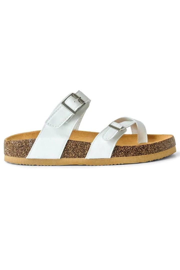 MILK MONEY Criss Cross Strap Sandals 3 MILK MONEY Criss Cross Strap Sandals