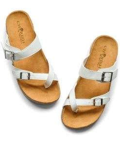 MILK MONEY Criss Cross Strap Sandals