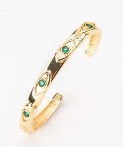 Nakamol Evil Eye Thin Cuff New Arrivals