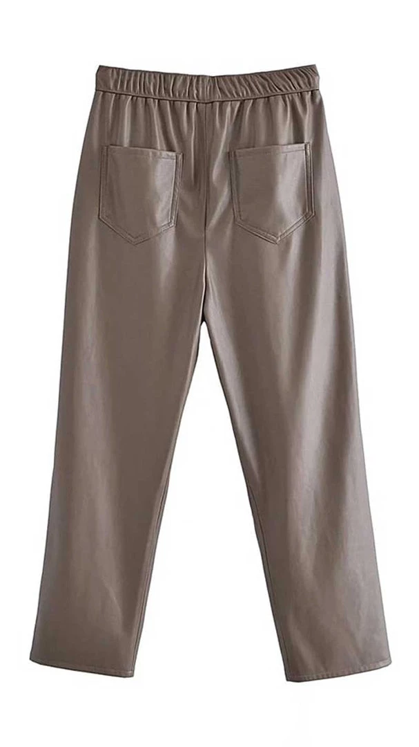 MILK MONEY - DropShip Faux Leather Jogger Trousers New Arrivals 3 MILK MONEY - DropShip Faux Leather Jogger Trousers New Arrivals