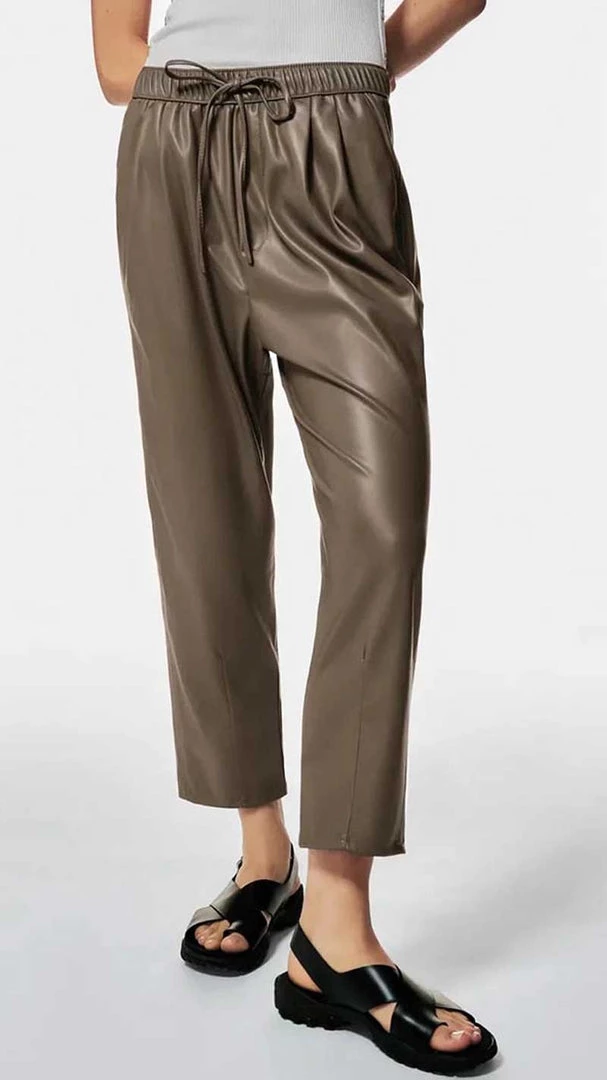 MILK MONEY - DropShip Faux Leather Jogger Trousers New Arrivals 1 MILK MONEY - DropShip Faux Leather Jogger Trousers New Arrivals