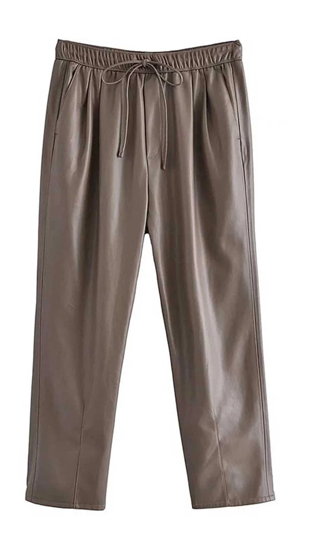 MILK MONEY - DropShip Faux Leather Jogger Trousers New Arrivals 6 MILK MONEY - DropShip Faux Leather Jogger Trousers New Arrivals