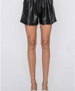 Heimish Faux Leather Shorts