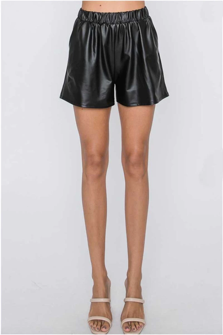 Heimish Faux Leather Shorts 1 Heimish Faux Leather Shorts