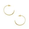 Volpe New Arrivals Flat And Skinny Hoop Earrings