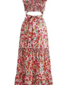 MILK MONEY - DropShip New Arrivals Floral Cropped Halter And Skirt Set 10 MILK MONEY - DropShip New Arrivals Floral Cropped Halter And Skirt Set