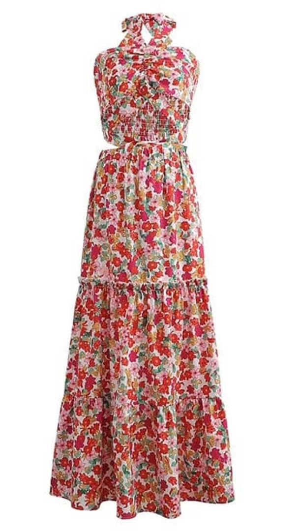 MILK MONEY - DropShip New Arrivals Floral Cropped Halter And Skirt Set 1 MILK MONEY - DropShip New Arrivals Floral Cropped Halter And Skirt Set