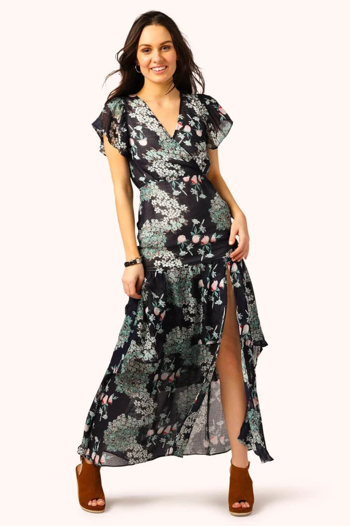 Promesa Ruffle Floral Maxi Dress Clothing 2 Promesa Ruffle Floral Maxi Dress Clothing