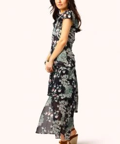 Promesa Ruffle Floral Maxi Dress Clothing 5 Promesa Ruffle Floral Maxi Dress Clothing